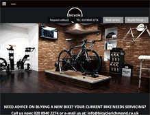 Tablet Screenshot of bicyclerichmond.co.uk